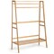 Clothing Rack with Storage Shelves and Hooks for Bedroom or Living Room